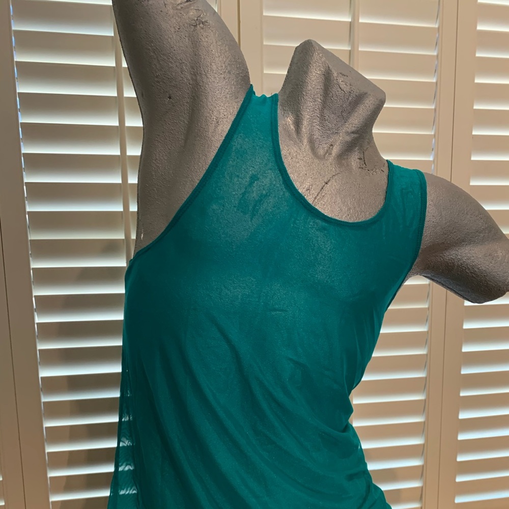Expo Tank -SeeThru Mesh-B070 -Emerald Green - Picture 2 of 5